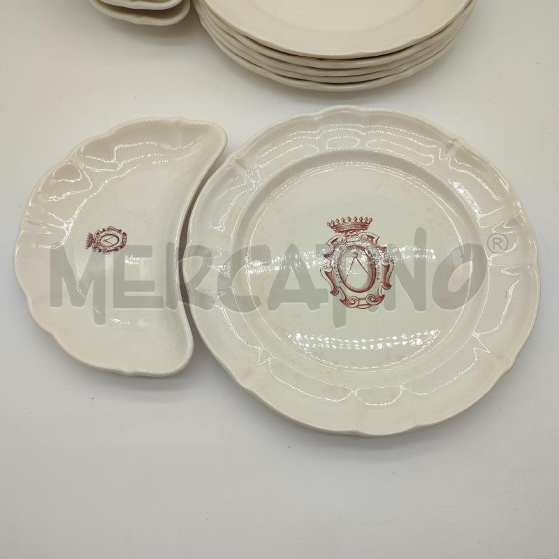 PIATTI LAVENO PZ. 6 PIANI + 6 ANTIPASTI OROLOGIO | Mercatino dell'Usato Corbetta 3