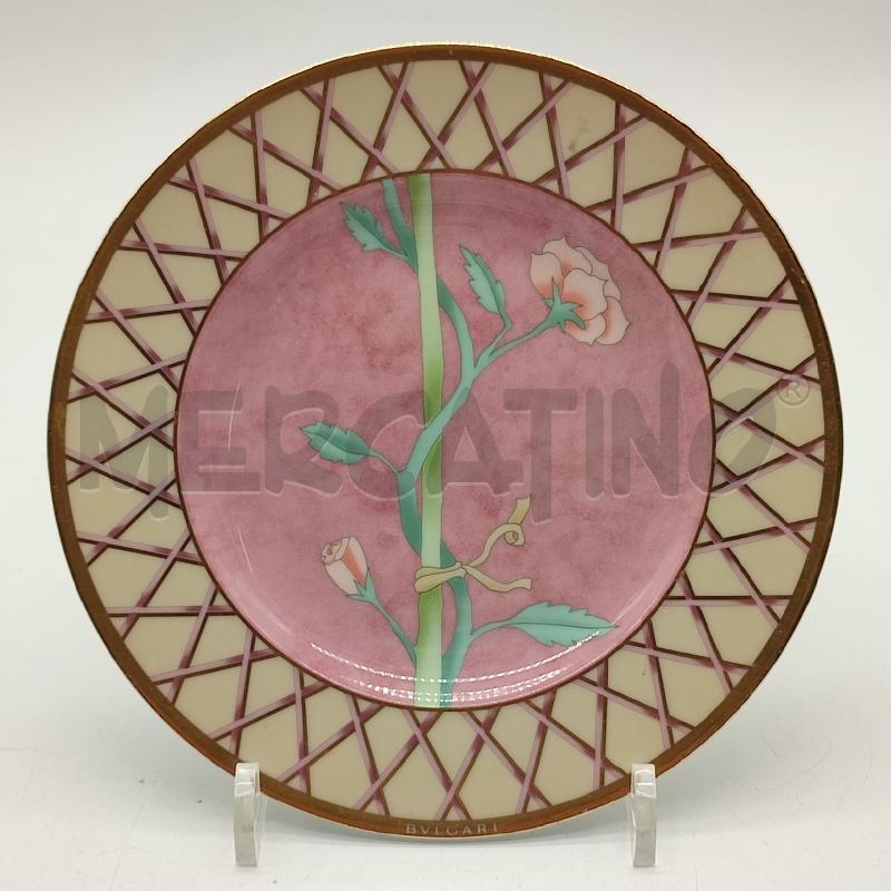 PIATTO BULGARI PER ROSENTHAL ROSA INNAMORATA 18 CM | Mercatino dell'Usato Corbetta 1
