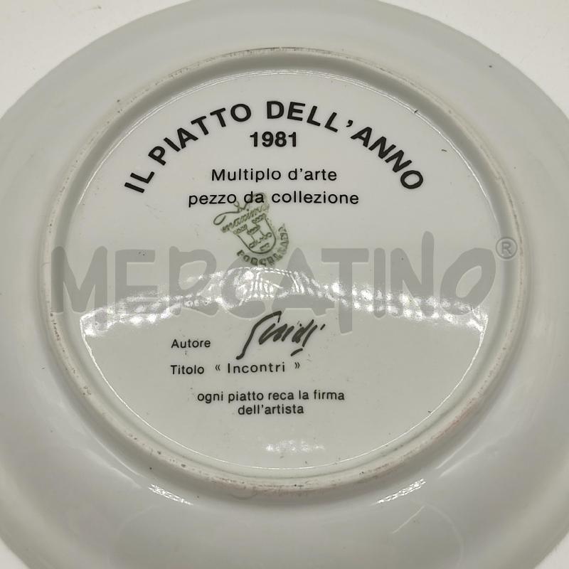 PIATTO DELL'ANNO 1981 VIRGILIO GUIDI - INCONTRI | Mercatino dell'Usato Corbetta 2