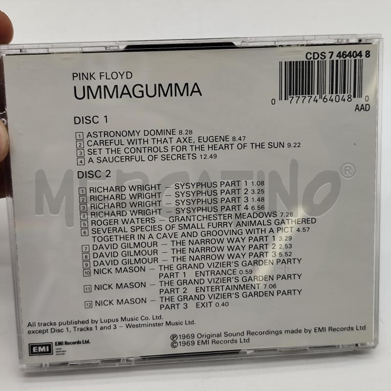 PINK FLOYD UMMAGUMMA 2X CD MUSICALE  | Mercatino dell'Usato Corbetta 2