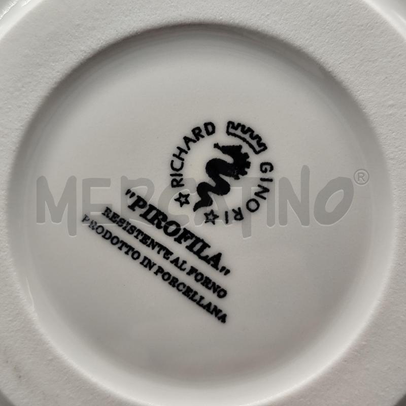 PIROFILA RICHARD GINORI BIANCA BORDO TRECCINA | Mercatino dell'Usato Corbetta 3