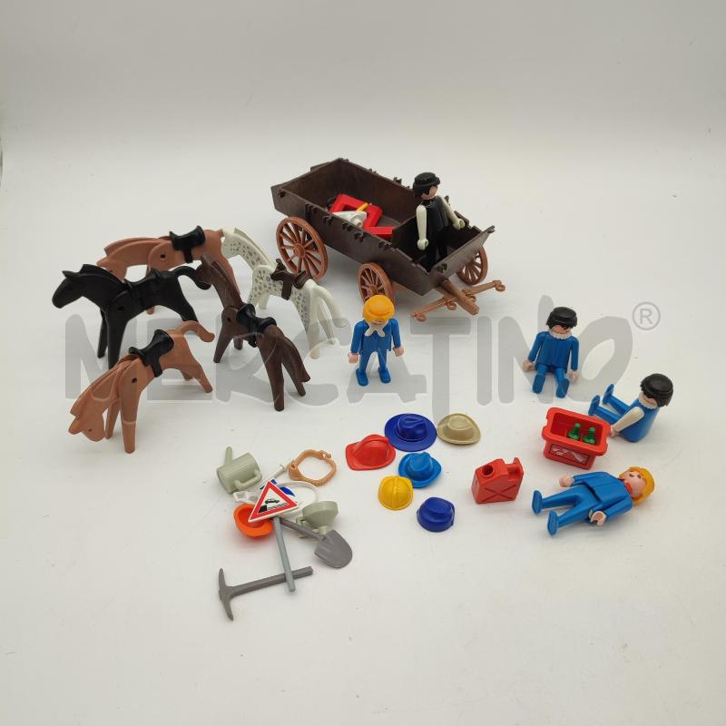 PLAYMOBIL PLAYSET MISTO CON CAVALLI | Mercatino dell'Usato Corbetta 1