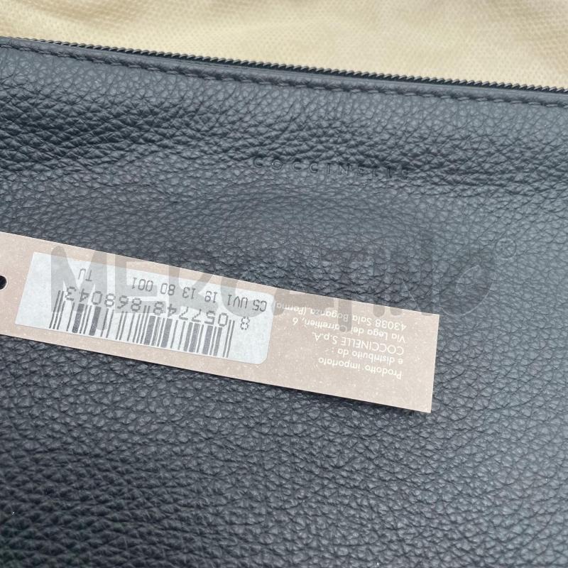 POCHETTE COCCINELLE NERO PELLE LACCIO MANO | Mercatino dell'Usato Corbetta 2