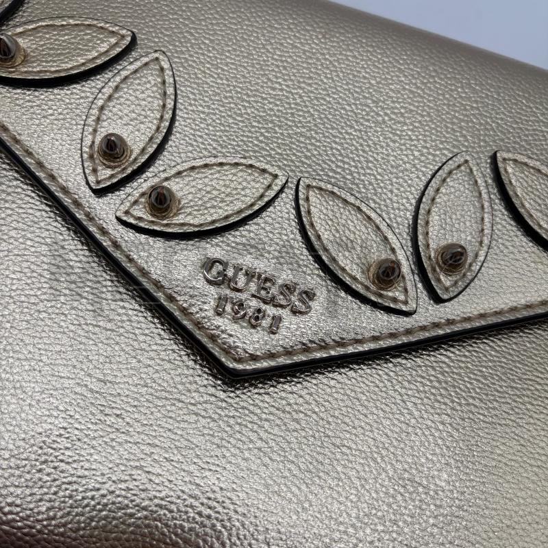 POCHETTE GUESS MART DORATA FOGLIE | Mercatino dell'Usato Corbetta 2
