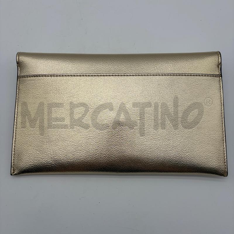 POCHETTE GUESS MART DORATA FOGLIE | Mercatino dell'Usato Corbetta 3