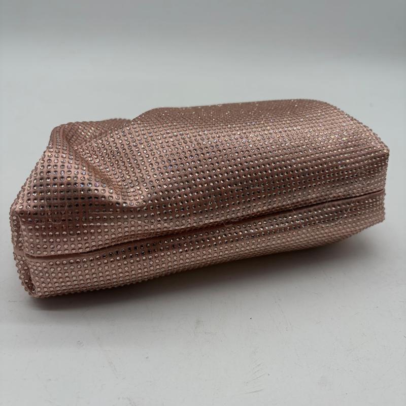 POCHETTE TWENTY FOURHAITCH ROSA RASO CRISTALLI | Mercatino dell'Usato Corbetta 3
