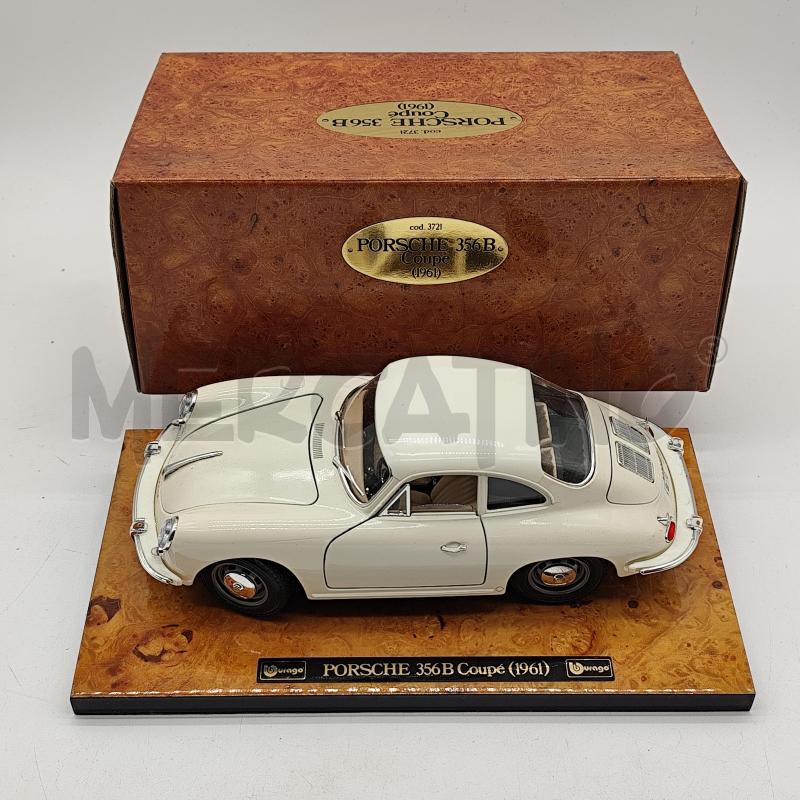 PORSCHE 356B COUPE 1961 BURAGO 3721 1/18 MODELLINO  | Mercatino dell'Usato Corbetta 1
