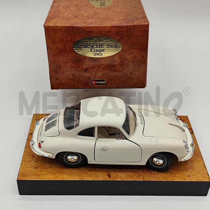 PORSCHE 356B COUPE 1961 BURAGO 3721 1/18 MODELLINO  | Mercatino dell'Usato Corbetta 3