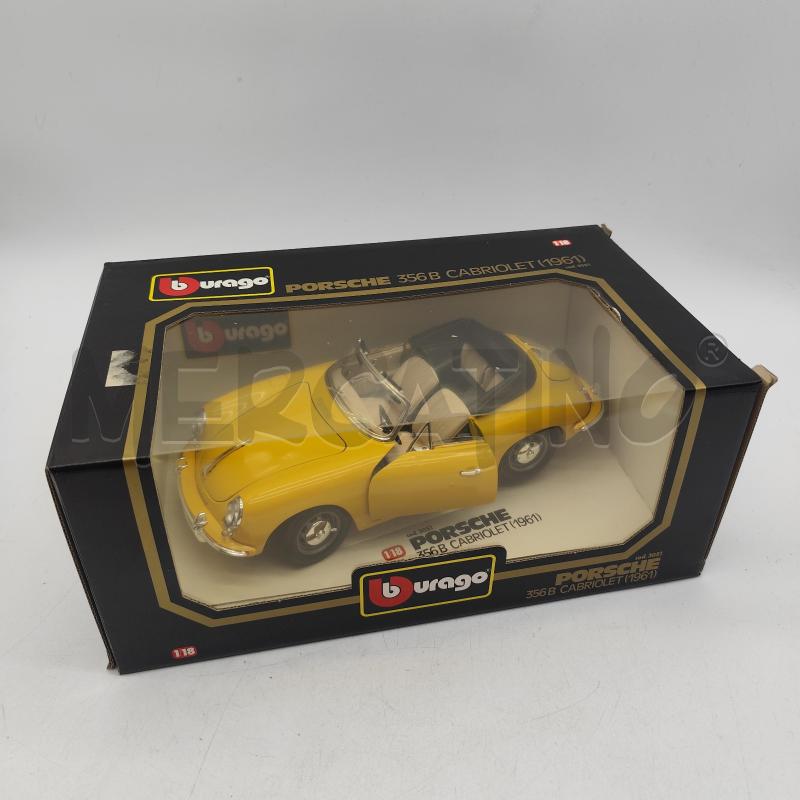 PORSCHE 356 B CABRIOLET 1961 BBURAGO 3051 1/18 MODELLINO | Mercatino dell'Usato Corbetta 1