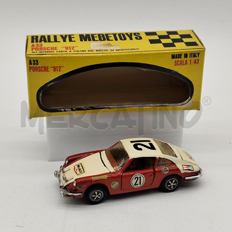 PORSCHE 912 A33 RALLYE MEBETOYS 1/43 MODELLINO  | Mercatino dell'Usato Corbetta 1