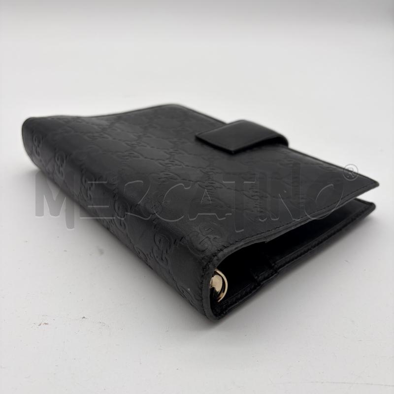 PORTAAGENDA GUCCI GUCCISSIMA NERO PELLE | Mercatino dell'Usato Corbetta 3