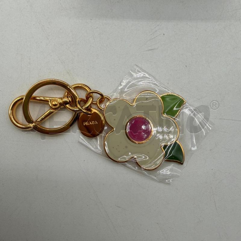 PORTACHIAVI PRADA FIORE TALCO | Mercatino dell'Usato Corbetta 1