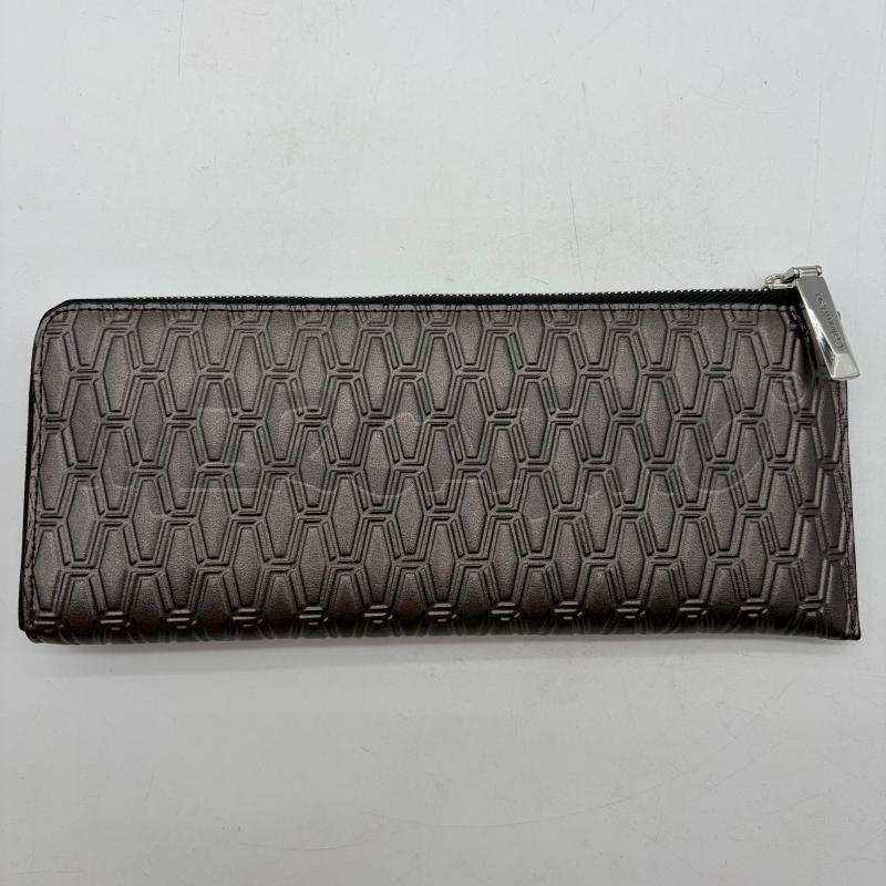 PORTAFOGLIO CALVIN KLEIN GRIGIO BRUNITO LUNGO TRAMA ROMBI | Mercatino dell'Usato Corbetta 3