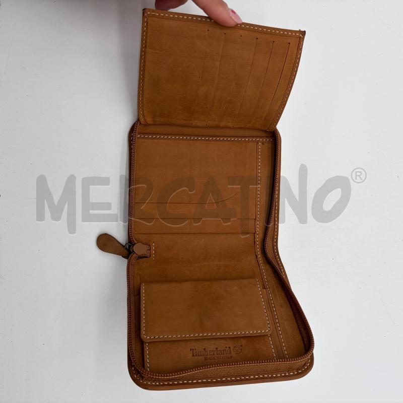 PORTAFOGLIO DONNA TIMBERLAND TABACCO PELLE CUCIT PANNA | Mercatino dell'Usato Corbetta 5