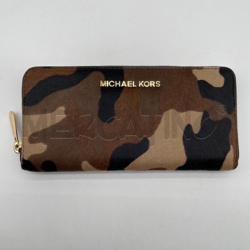 PORTAFOGLIO MICHAEL KORS MILITARE CAVALLINO INS PELLE SAFFIANO | Mercatino dell'Usato Corbetta 1