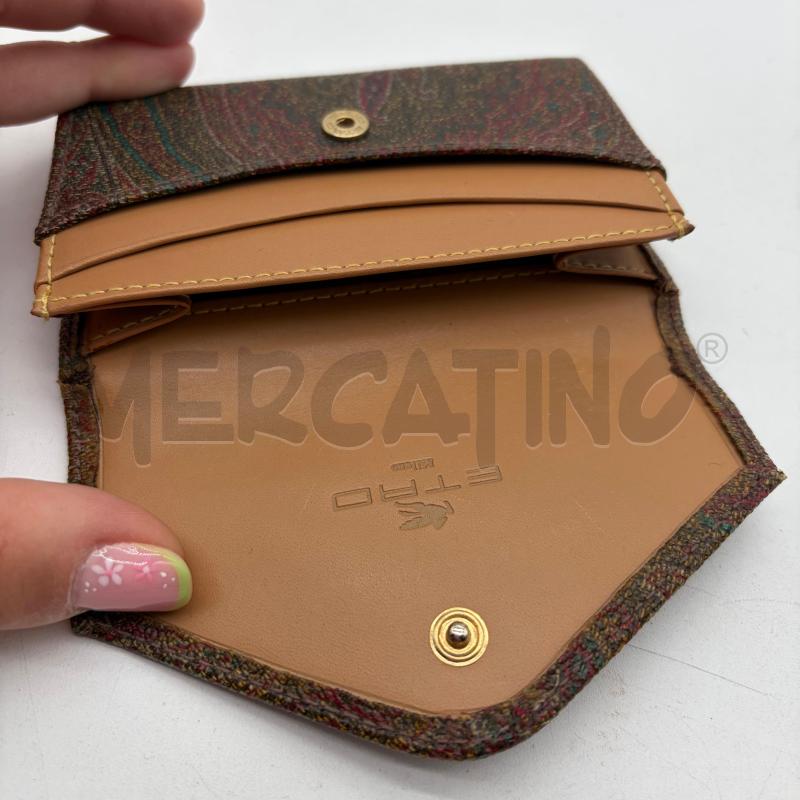 PORTAMONETE ETRO JAQUARD INT BEIGE | Mercatino dell'Usato Corbetta 5
