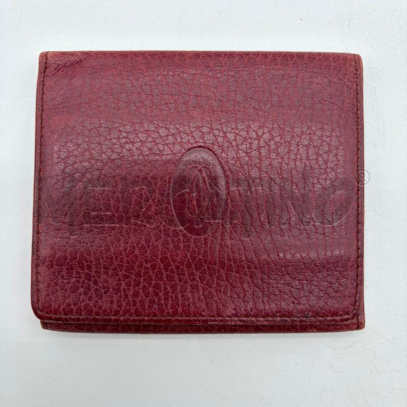PORTATESSERE CARTIER PARIS BORGOGNA VINTAGE | Mercatino dell'Usato Corbetta 1