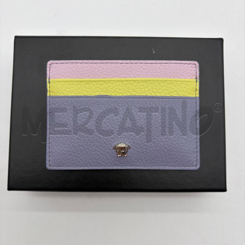 PORTATESSERE VERSACE ROSA/GIALLO/LILLA  | Mercatino dell'Usato Corbetta 1
