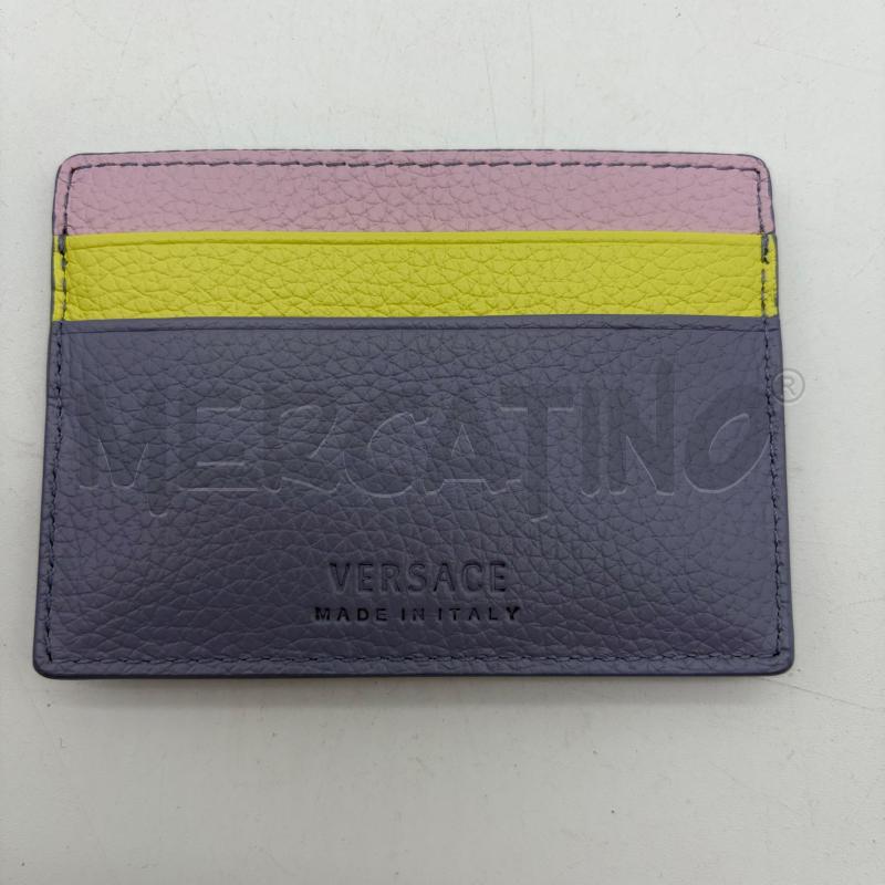 PORTATESSERE VERSACE ROSA/GIALLO/LILLA  | Mercatino dell'Usato Corbetta 2