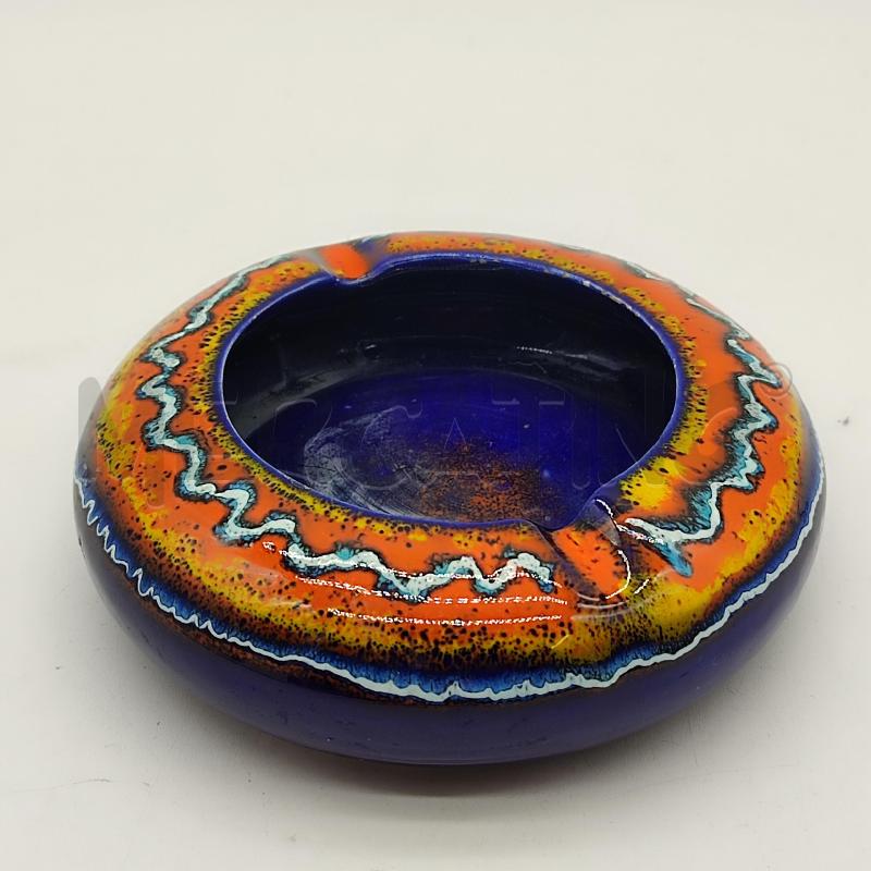 POSACENERE FAT LAVA ANNI 70 TONI BLU/ARANCIO | Mercatino dell'Usato Corbetta 1
