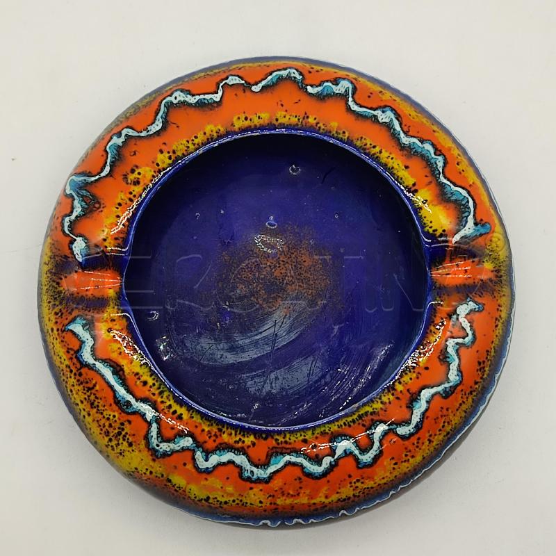 POSACENERE FAT LAVA ANNI 70 TONI BLU/ARANCIO | Mercatino dell'Usato Corbetta 2