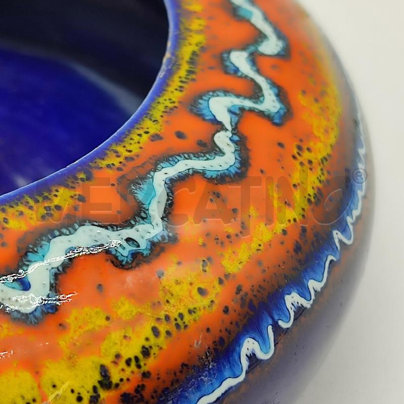 POSACENERE FAT LAVA ANNI 70 TONI BLU/ARANCIO | Mercatino dell'Usato Corbetta 3
