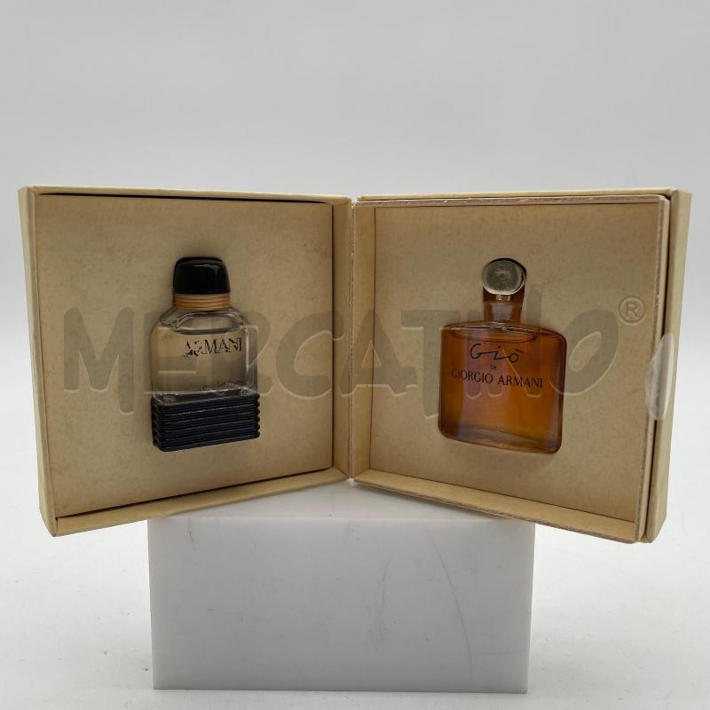 PROFUMINI COFANETTO GIO' DE GIORGIO ARMANI + EAU POUR HOMME RARO | Mercatino dell'Usato Corbetta 1