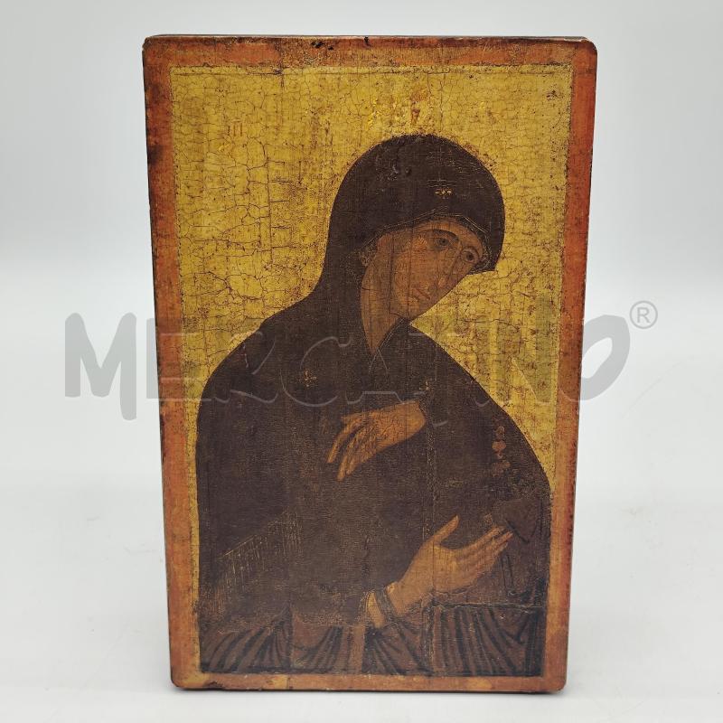 QUADRETTO ICONA MADRE DI DIO | Mercatino dell'Usato Corbetta 1