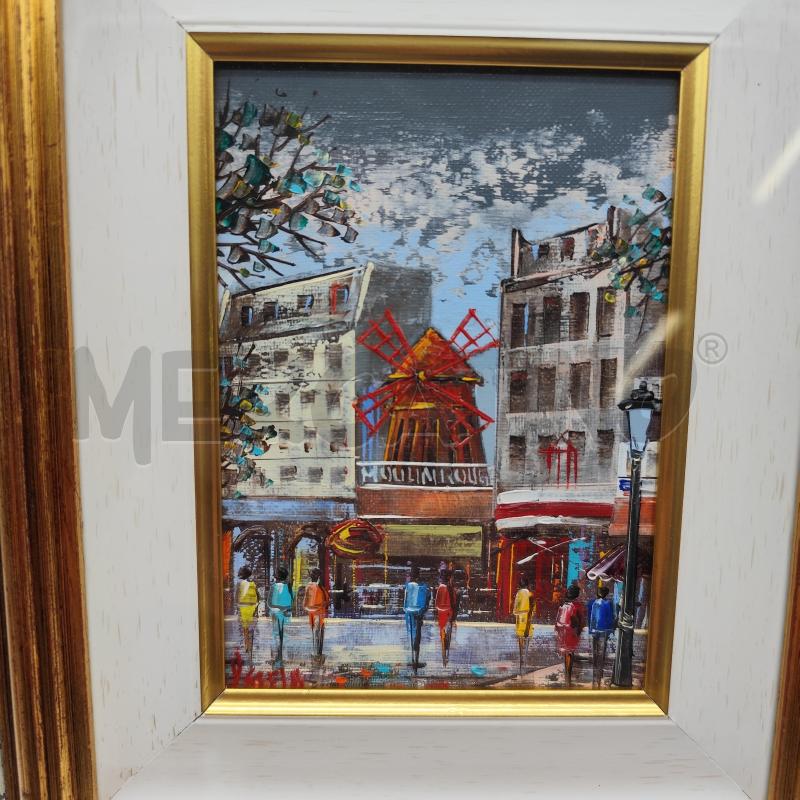 QUADRETTO PARIGI MOULIN ROUGE 28X24 | Mercatino dell'Usato Corbetta 2