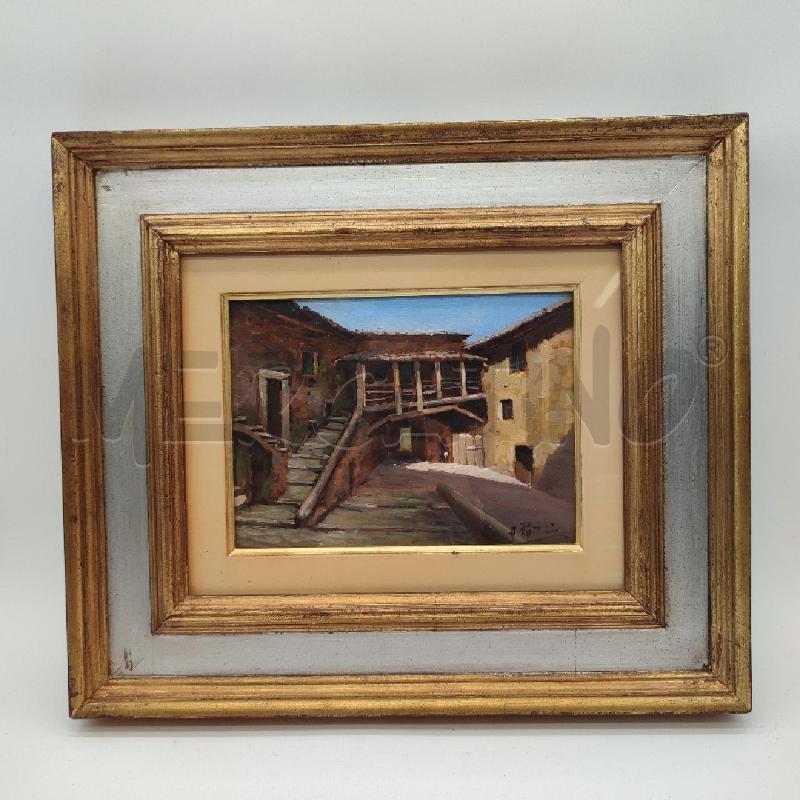 QUADRO A.PUTTINI CORTILE INTERNO SCALE | Mercatino dell'Usato Corbetta 1