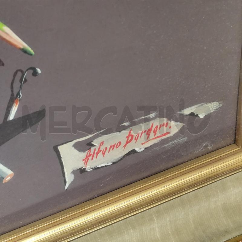 QUADRO ALFANO DARDARI COMPOSIZIONE DI MATITE | Mercatino dell'Usato Corbetta 3