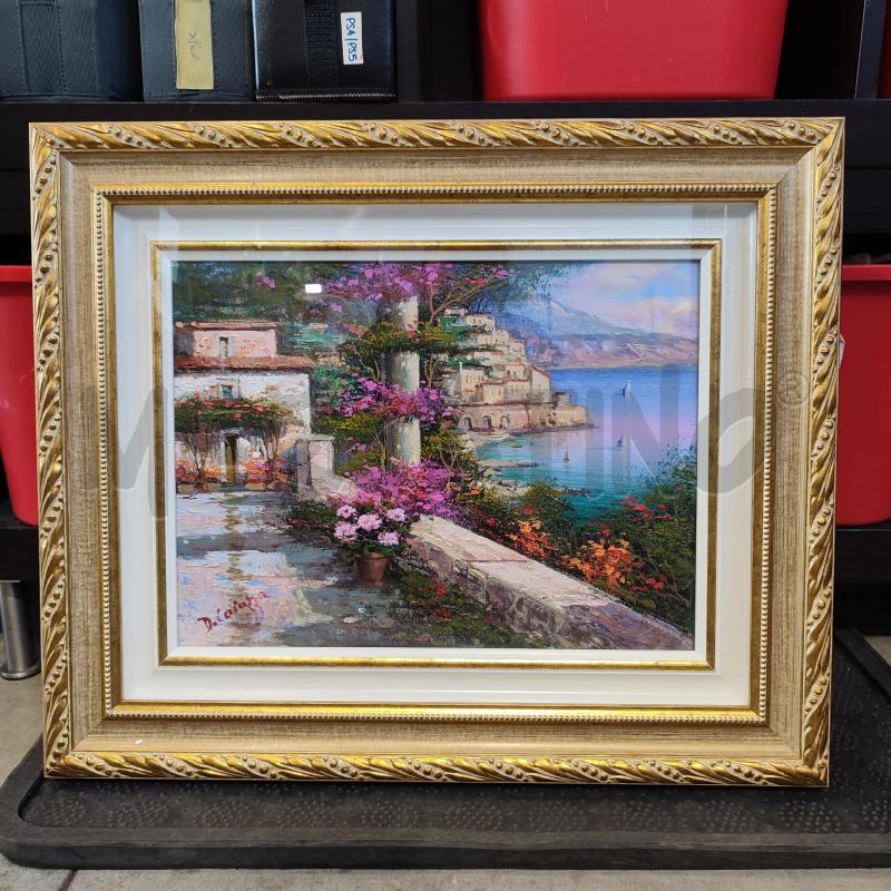 QUADRO CAIAZZA DOMENICO PAESAGGIO 30X40 | Mercatino dell'Usato Corbetta 1