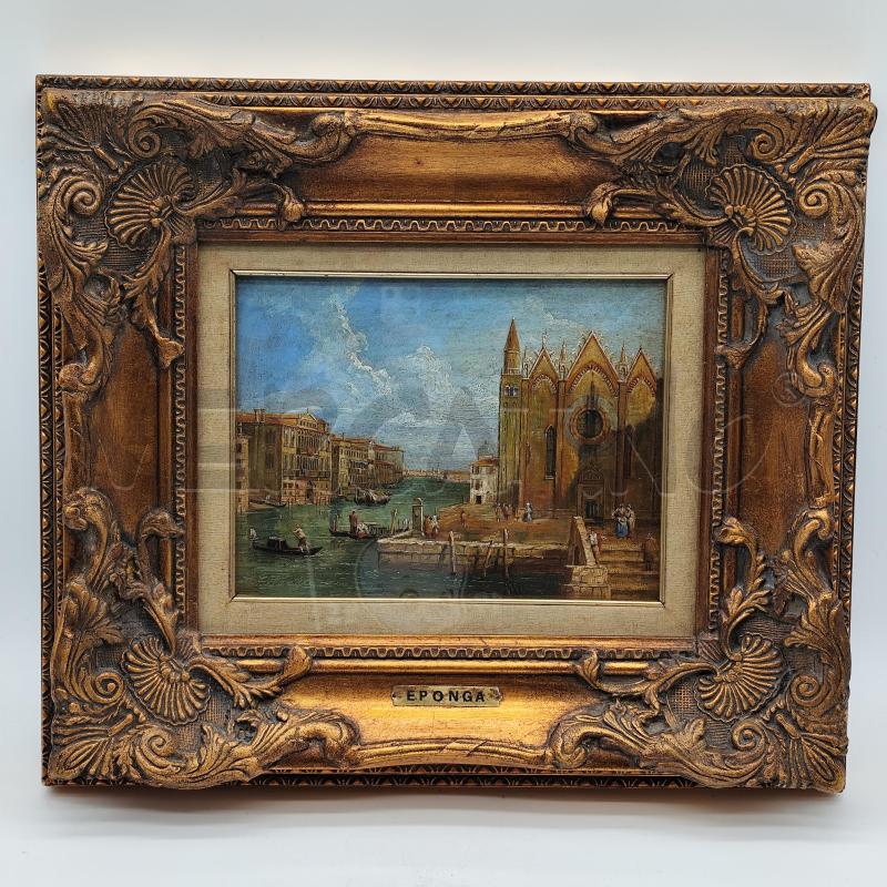 QUADRO E. PONGA VENEZIA CHIESA SU CANALE | Mercatino dell'Usato Corbetta 1