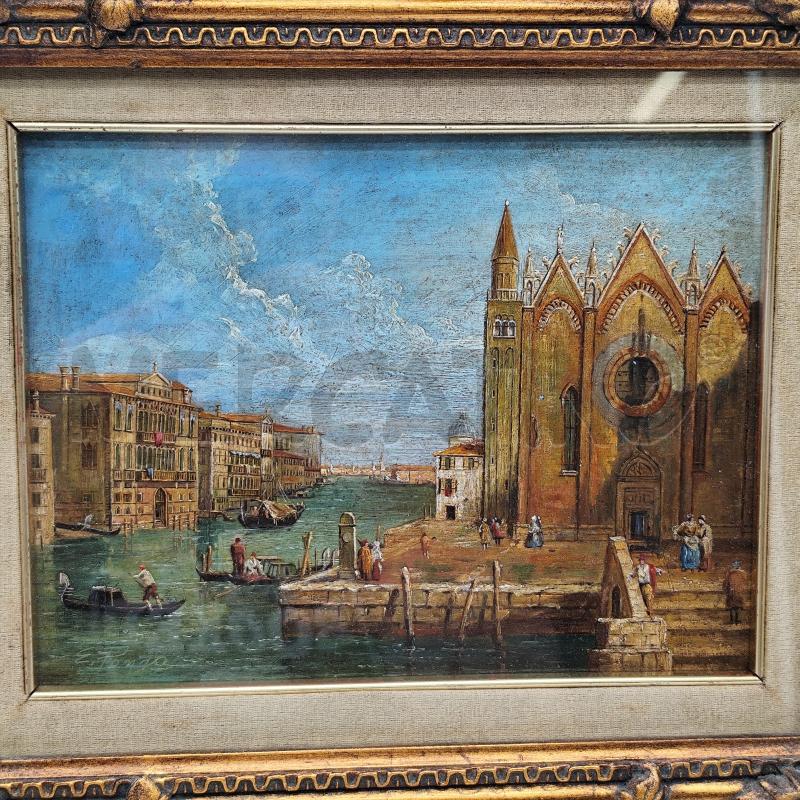 QUADRO E. PONGA VENEZIA CHIESA SU CANALE | Mercatino dell'Usato Corbetta 2