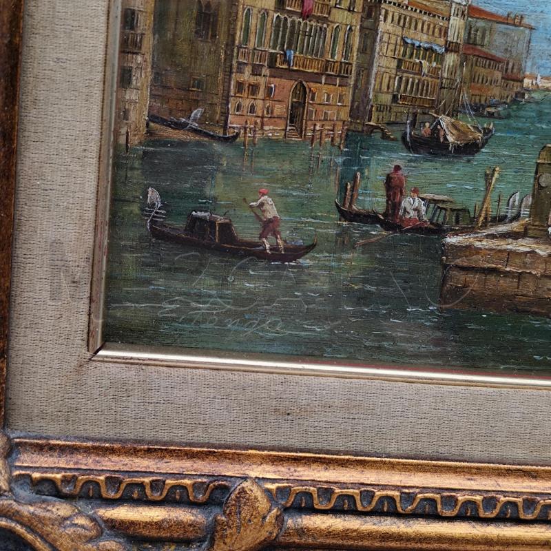 QUADRO E. PONGA VENEZIA CHIESA SU CANALE | Mercatino dell'Usato Corbetta 3