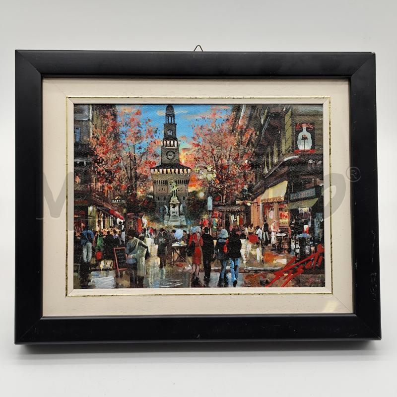 QUADRO G. PISATI TECNICA MISTA IL CASTELLO | Mercatino dell'Usato Corbetta 1