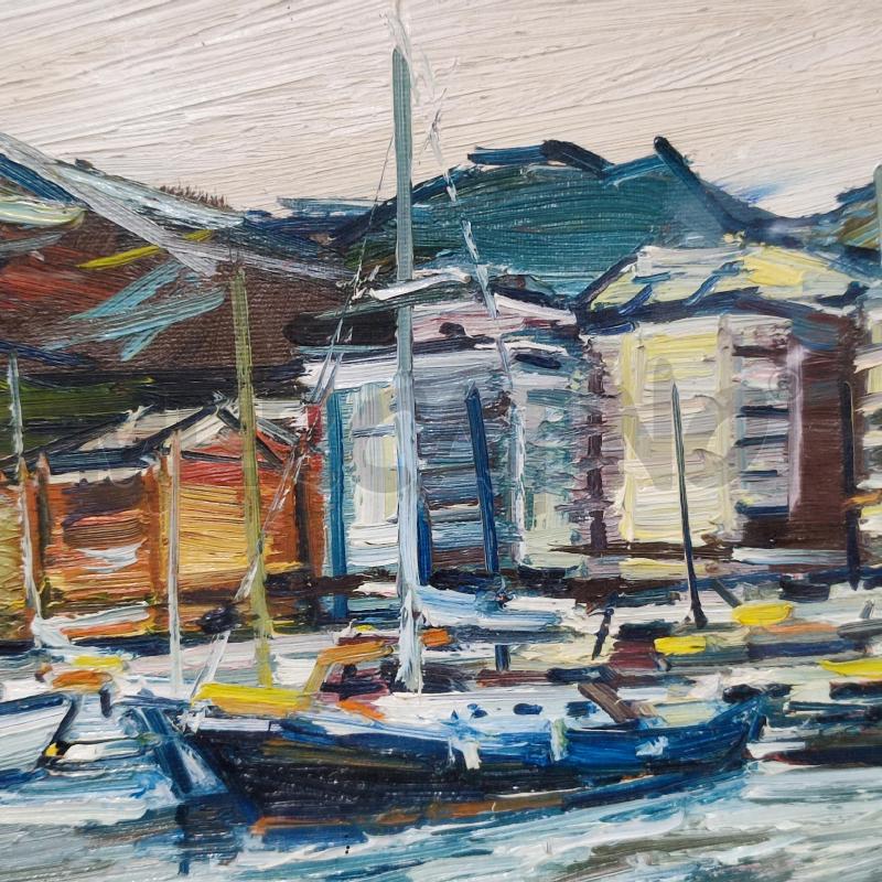QUADRO MARIANI VALENTINI MOLO BARCHE | Mercatino dell'Usato Corbetta 3