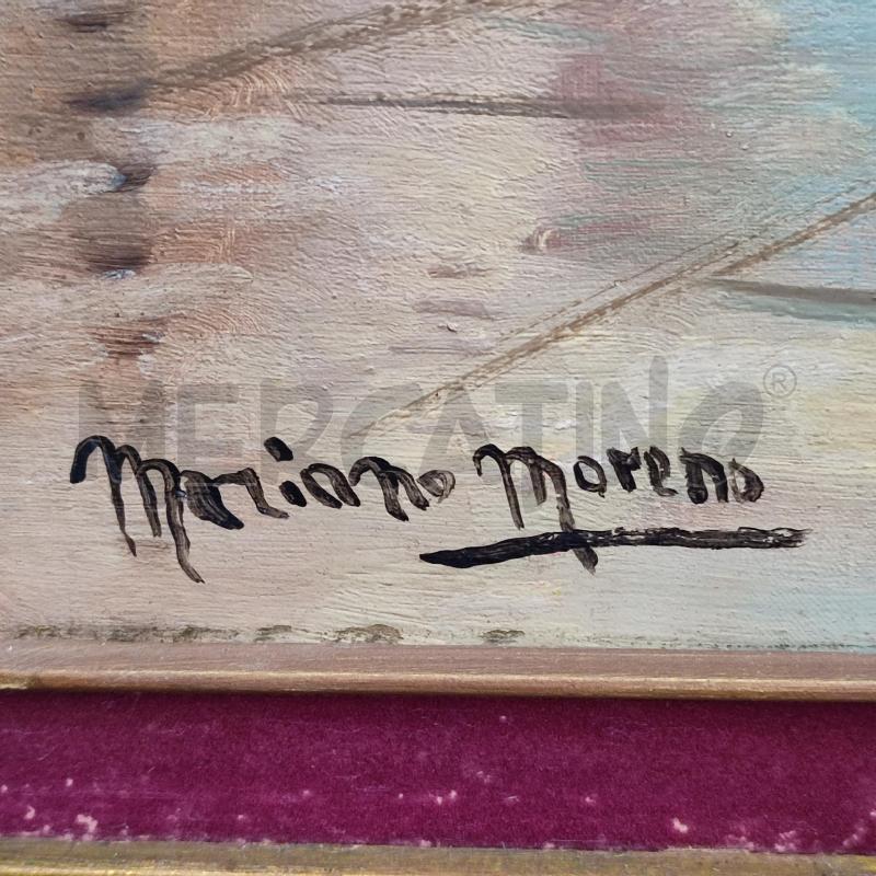 QUADRO MARIANO MORENO PIAZZA CON PERSONE | Mercatino dell'Usato Corbetta 2