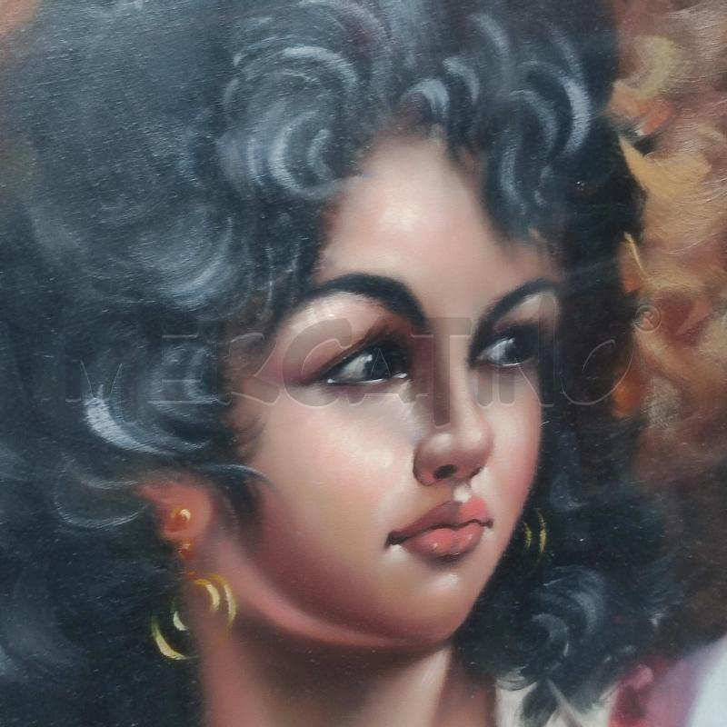 QUADRO R.VITALE RITRATTO DONNA CON CIONDOLO | Mercatino dell'Usato Corbetta 3