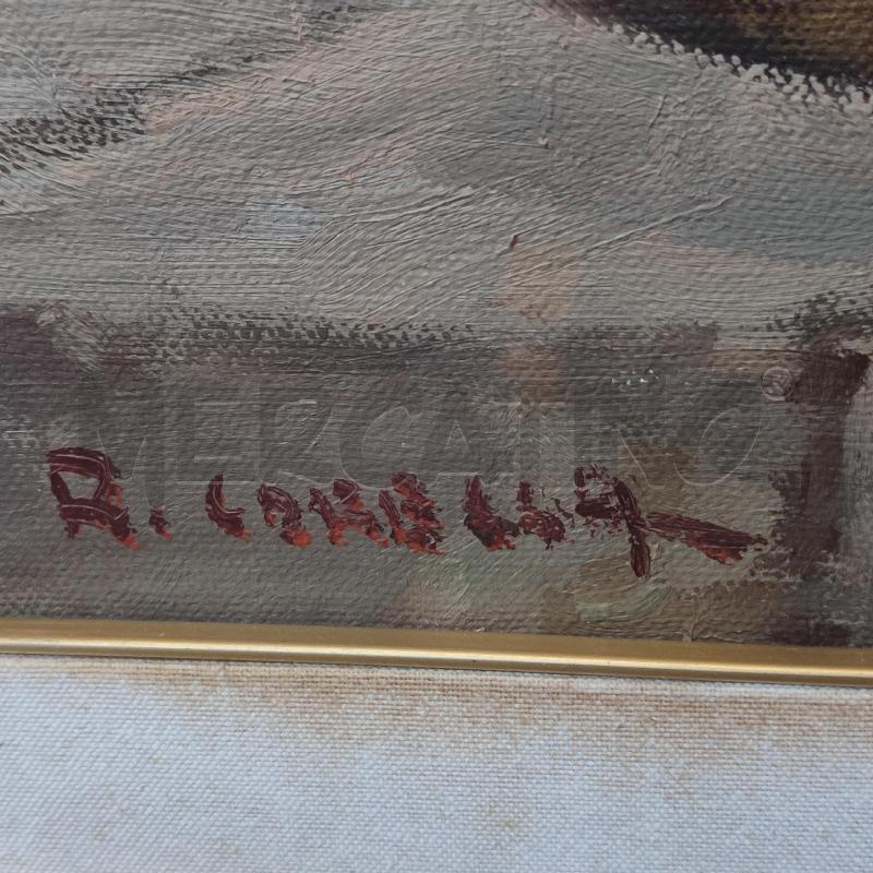 QUADRO RINALDO CARESSA VECCHIA CENERE | Mercatino dell'Usato Corbetta 3
