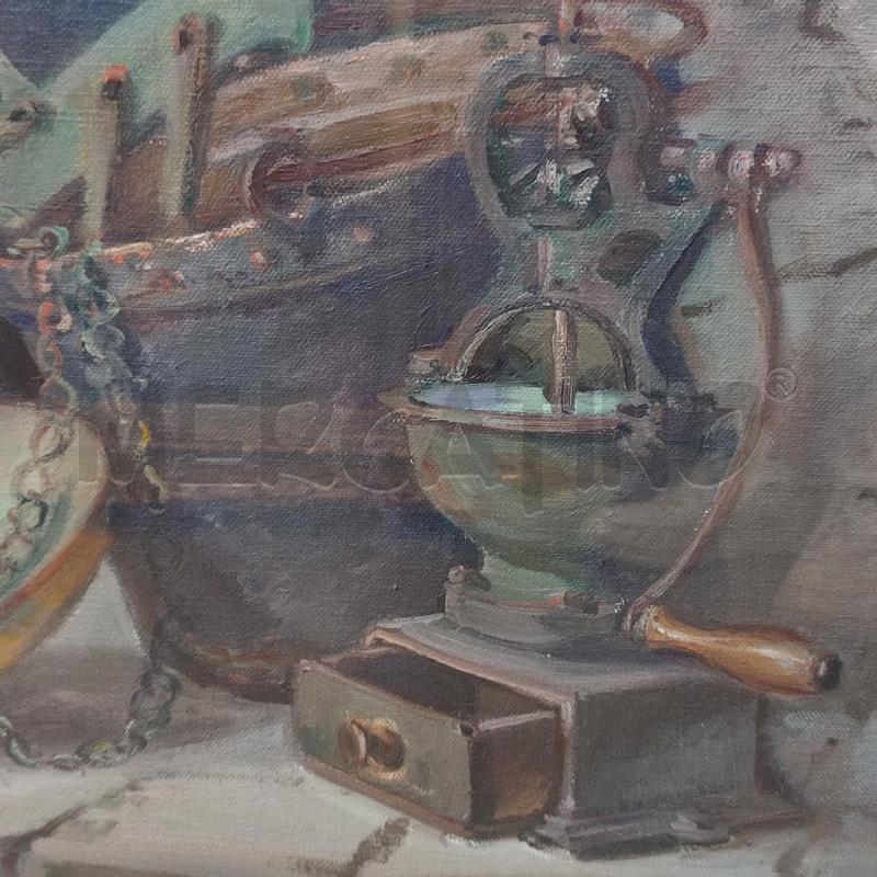 QUADRO RINALDO CARESSA VECCHIA CENERE | Mercatino dell'Usato Corbetta 4