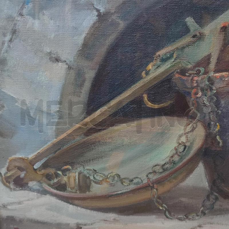 QUADRO RINALDO CARESSA VECCHIA CENERE | Mercatino dell'Usato Corbetta 5