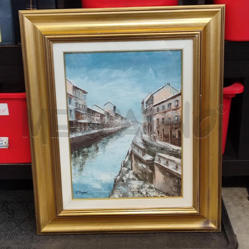 QUADRO VERGANI NAVIGLI PONTE SAN CRISTOFOTO | Mercatino dell'Usato Corbetta 1