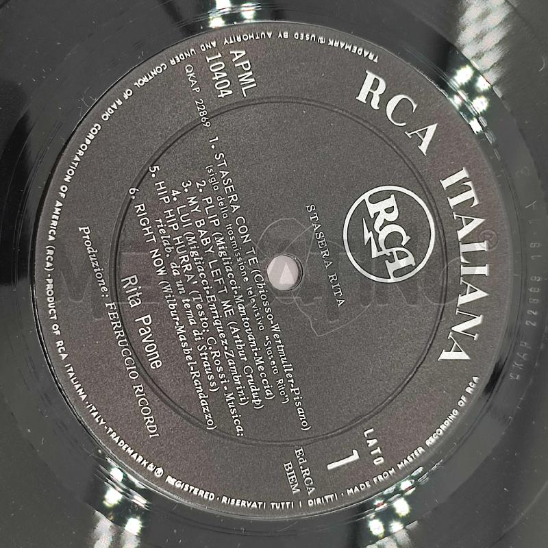 RITA PAVONE STASERA RITA 33 GIRI LP | Mercatino dell'Usato Corbetta 3