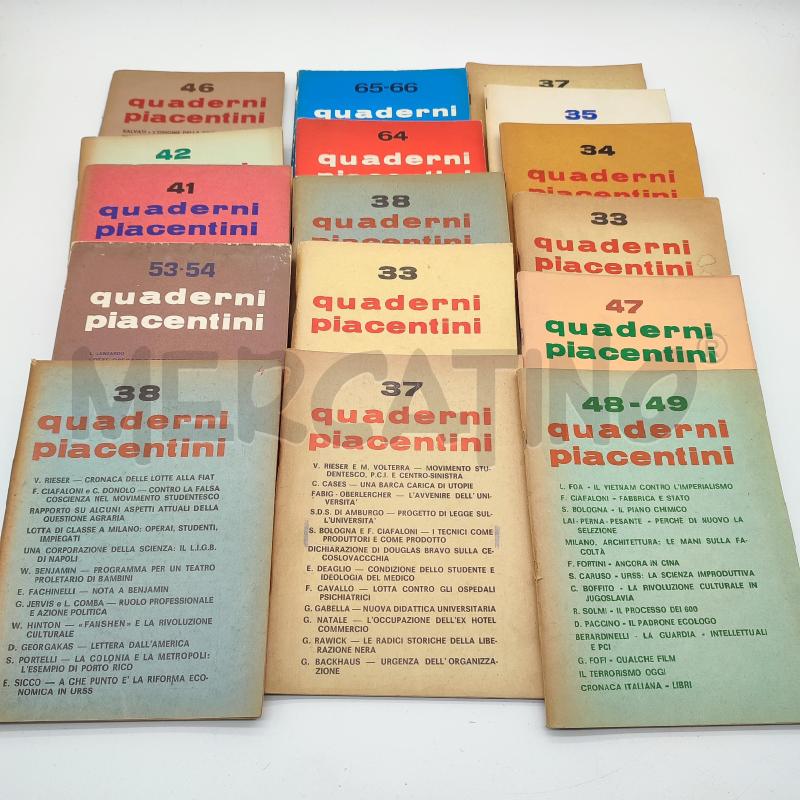 RIVISTE LIBRI QUADERNI PIACENTINI 16PZ | Mercatino dell'Usato Corbetta 1