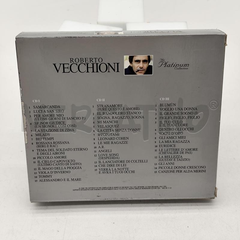 ROBERTO VECCHIONI THE PLATINUM COLLECTION | Mercatino dell'Usato Corbetta 2