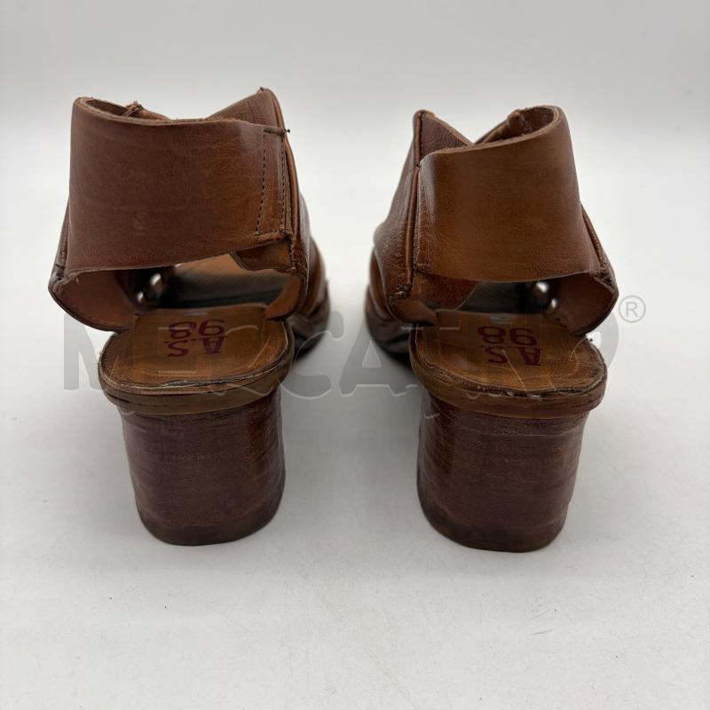 SANDALI DONNA A.S. 98 MARR PELLE SPUNTATI TACCO | Mercatino dell'Usato Corbetta 3
