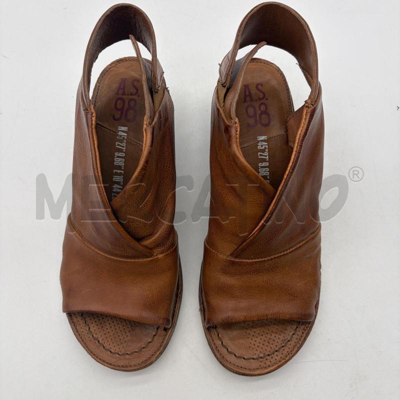SANDALI DONNA A.S. 98 MARR PELLE SPUNTATI TACCO | Mercatino dell'Usato Corbetta 5