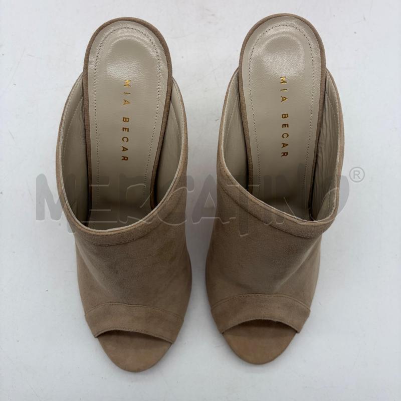 SANDALI TACCHI MIA BECAR ECRU FASCIA ALTA | Mercatino dell'Usato Corbetta 3
