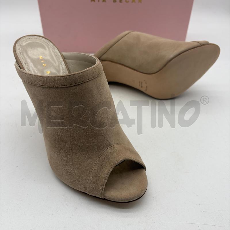 SANDALI TACCHI MIA BECAR ECRU FASCIA ALTA | Mercatino dell'Usato Corbetta 5